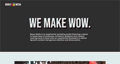 Desktop Screenshot of bravomedia.com